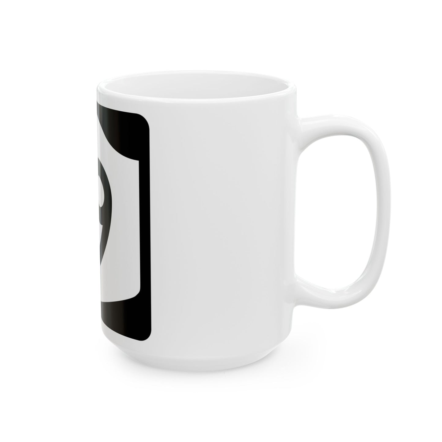 NY-19 (New York) (Road Sign) White Coffee Mug