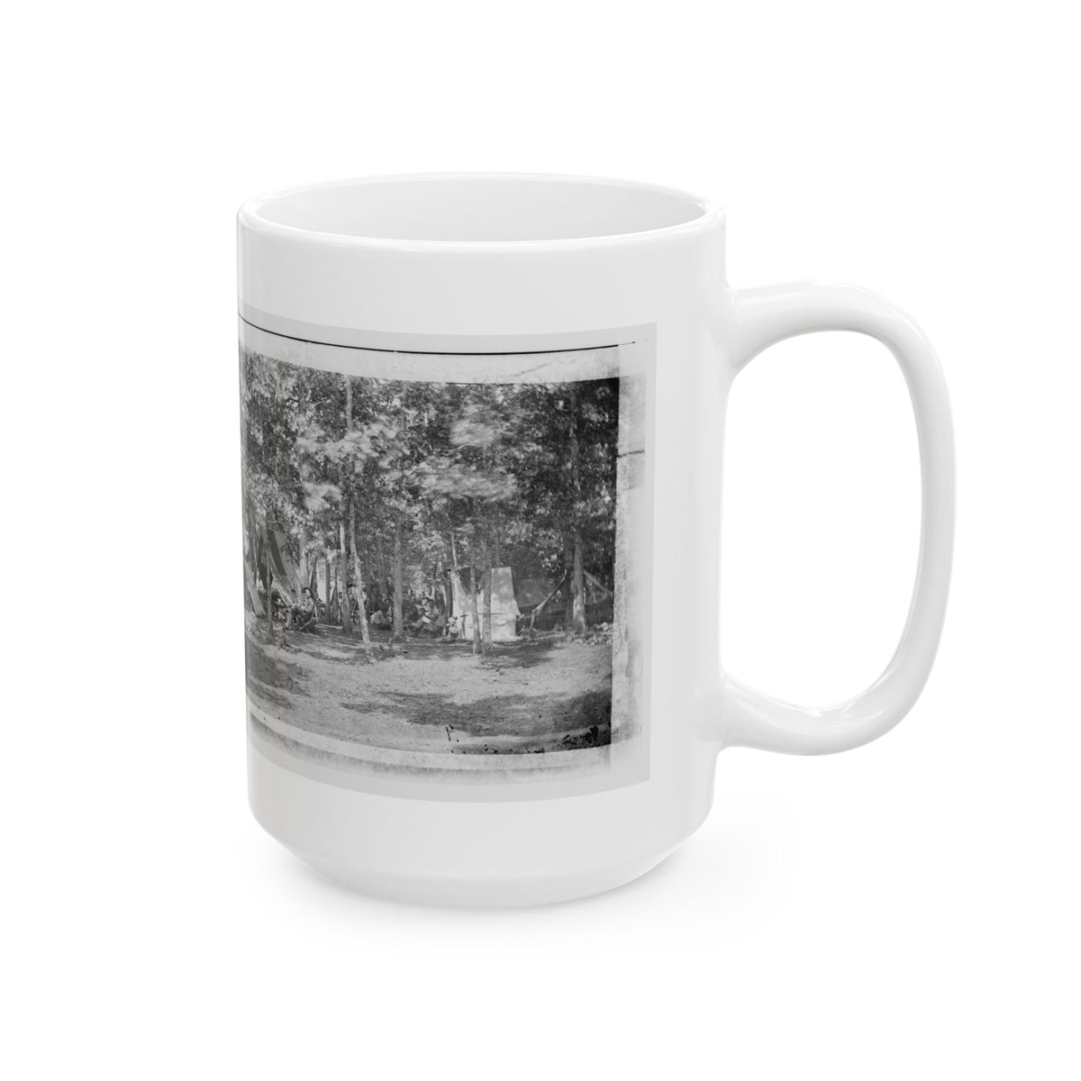 Bealeton, Virginia. Camp Of Company B, 93d New York Volunteers (U.S. Civil War) White Coffee Mug