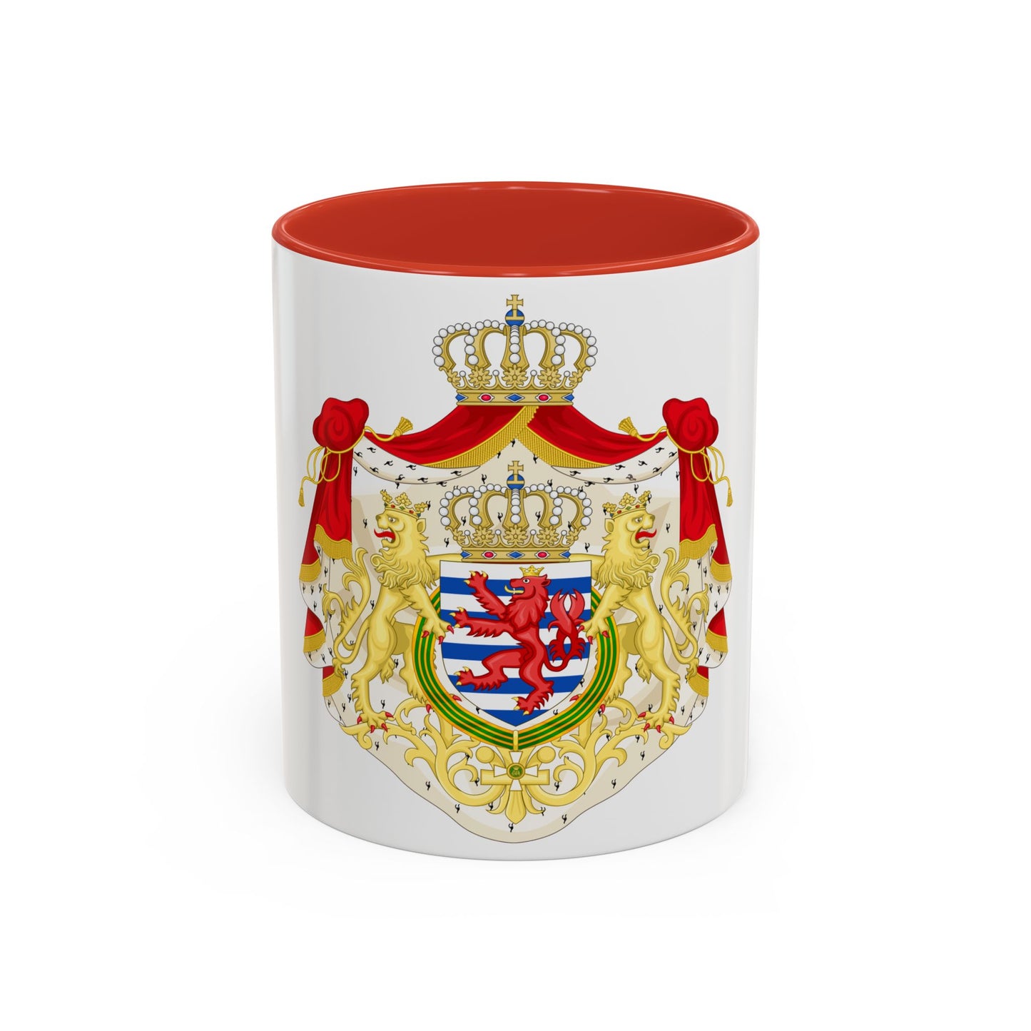 Greater coat of arms of the grand-duchy of Luxembourg 2 - Accent Coffee Mug