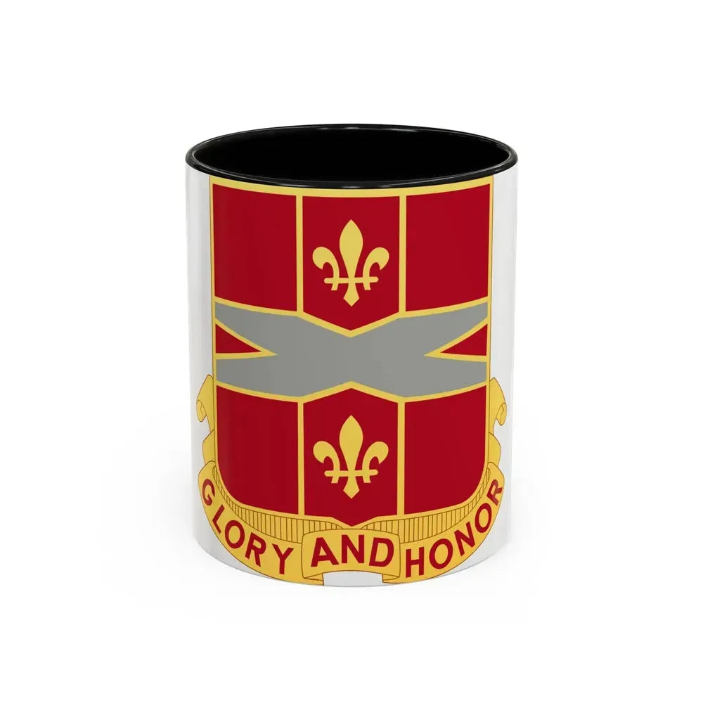 111th Air Defense Artillery Regiment (U.S. Army) Accent Coffee Mug 11oz Black - Go Mug Yourself