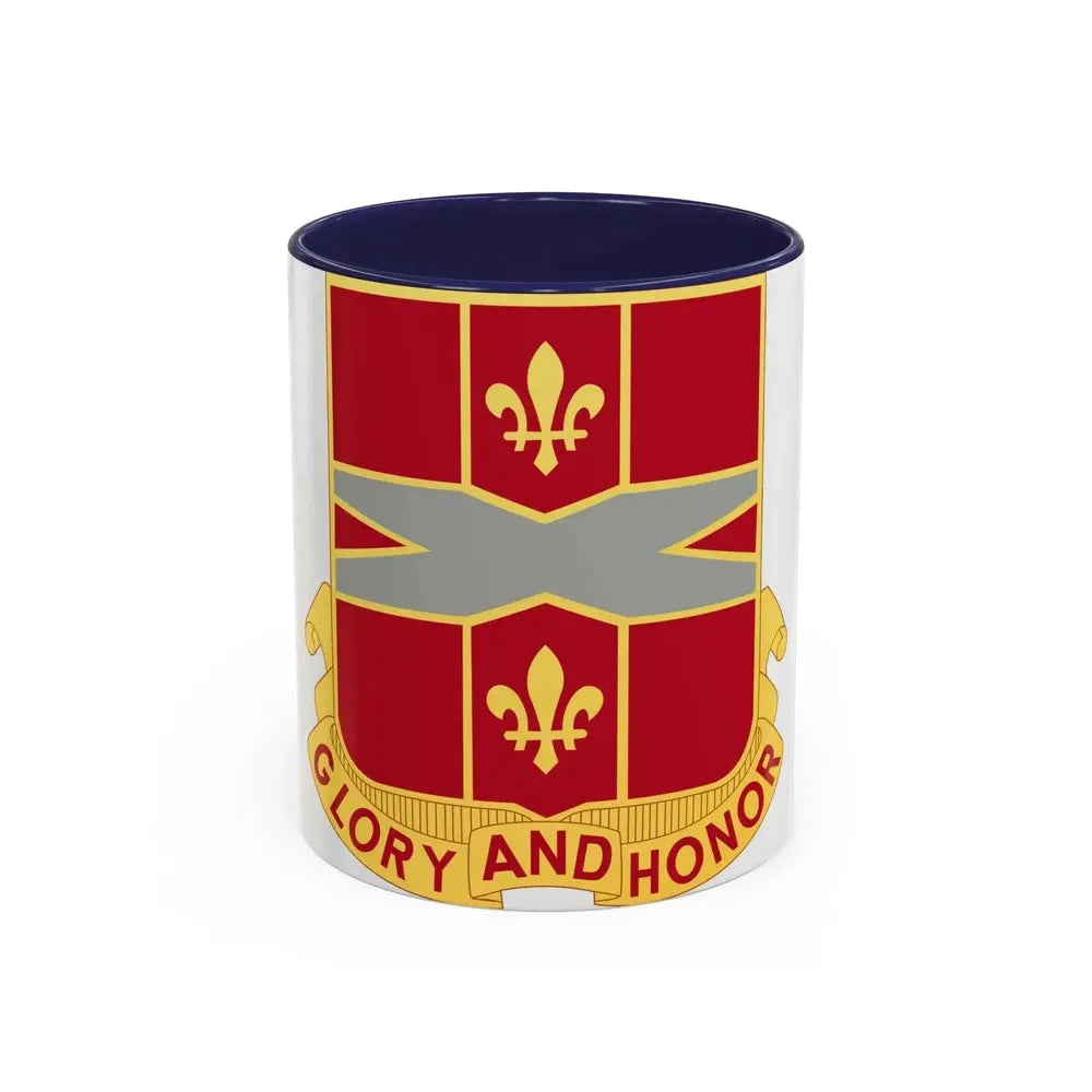 111th Air Defense Artillery Regiment (U.S. Army) Accent Coffee Mug 11oz Navy - Go Mug Yourself