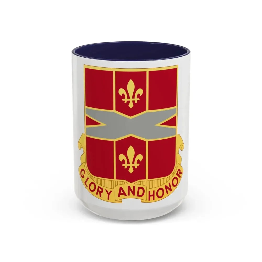 111th Air Defense Artillery Regiment (U.S. Army) Accent Coffee Mug 15oz Navy - Go Mug Yourself
