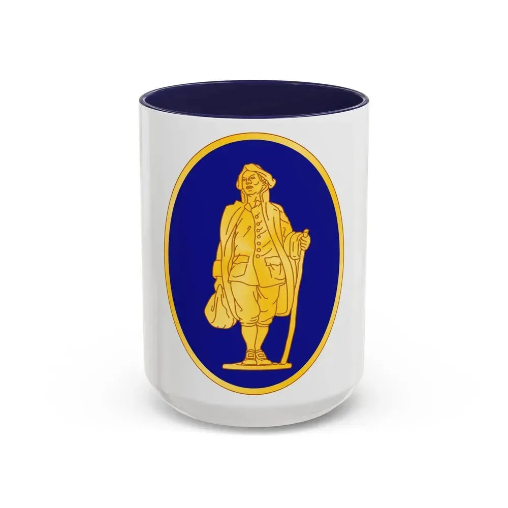 111th Infantry Regiment (U.S. Army) Accent Coffee Mug 15oz Navy - Go Mug Yourself