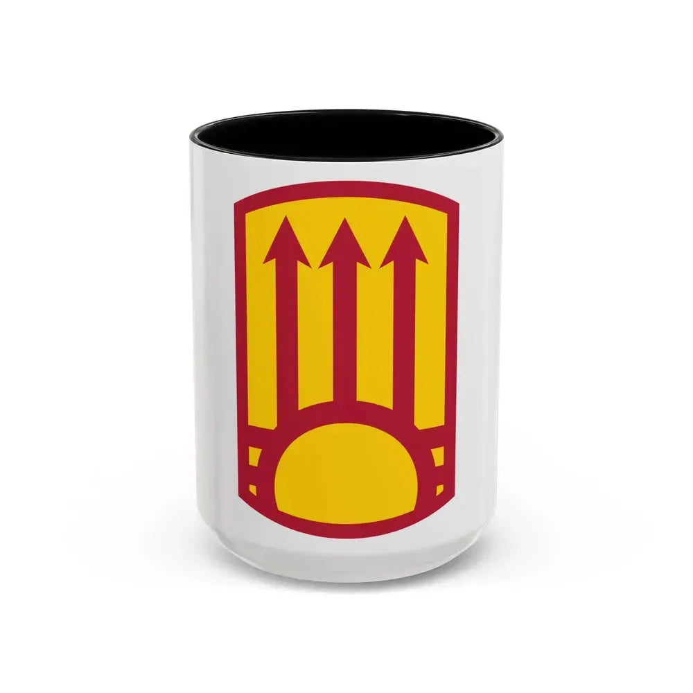 111th Sustainment Brigade (U.S. Army) Accent Coffee Mug 15oz Black - Go Mug Yourself