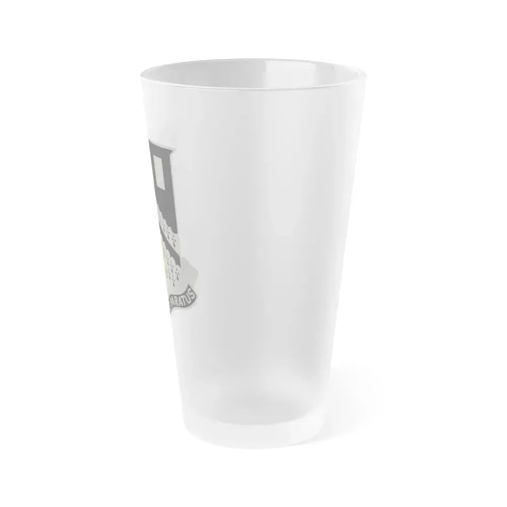 112 Engineer Battalion (U.S. Army) Frosted Pint Glass 16oz - Go Mug Yourself