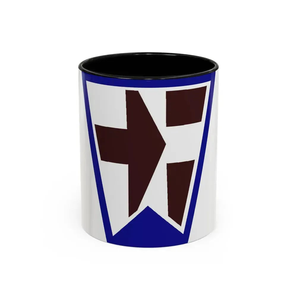 112 Medical Brigade (U.S. Army) Accent Coffee Mug 11oz Black - Go Mug Yourself