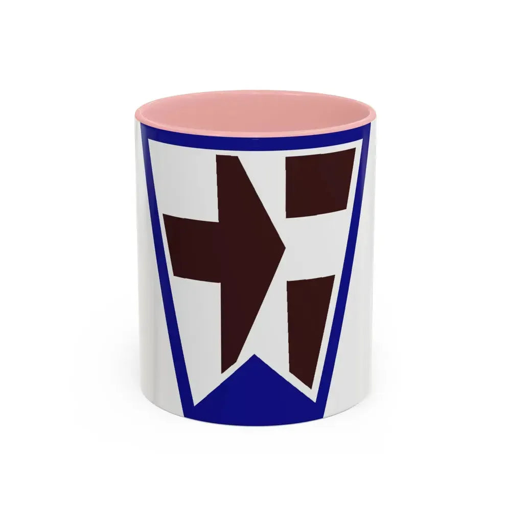 112 Medical Brigade (U.S. Army) Accent Coffee Mug 11oz Pink - Go Mug Yourself