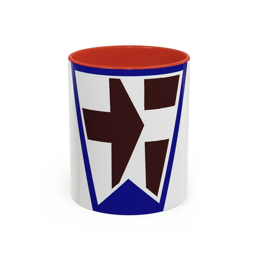 112 Medical Brigade (U.S. Army) Accent Coffee Mug 11oz Red - Go Mug Yourself