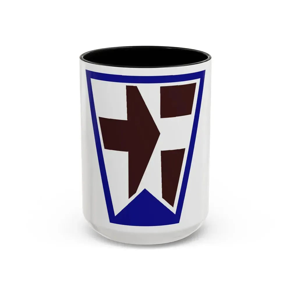 112 Medical Brigade (U.S. Army) Accent Coffee Mug 15oz Black - Go Mug Yourself