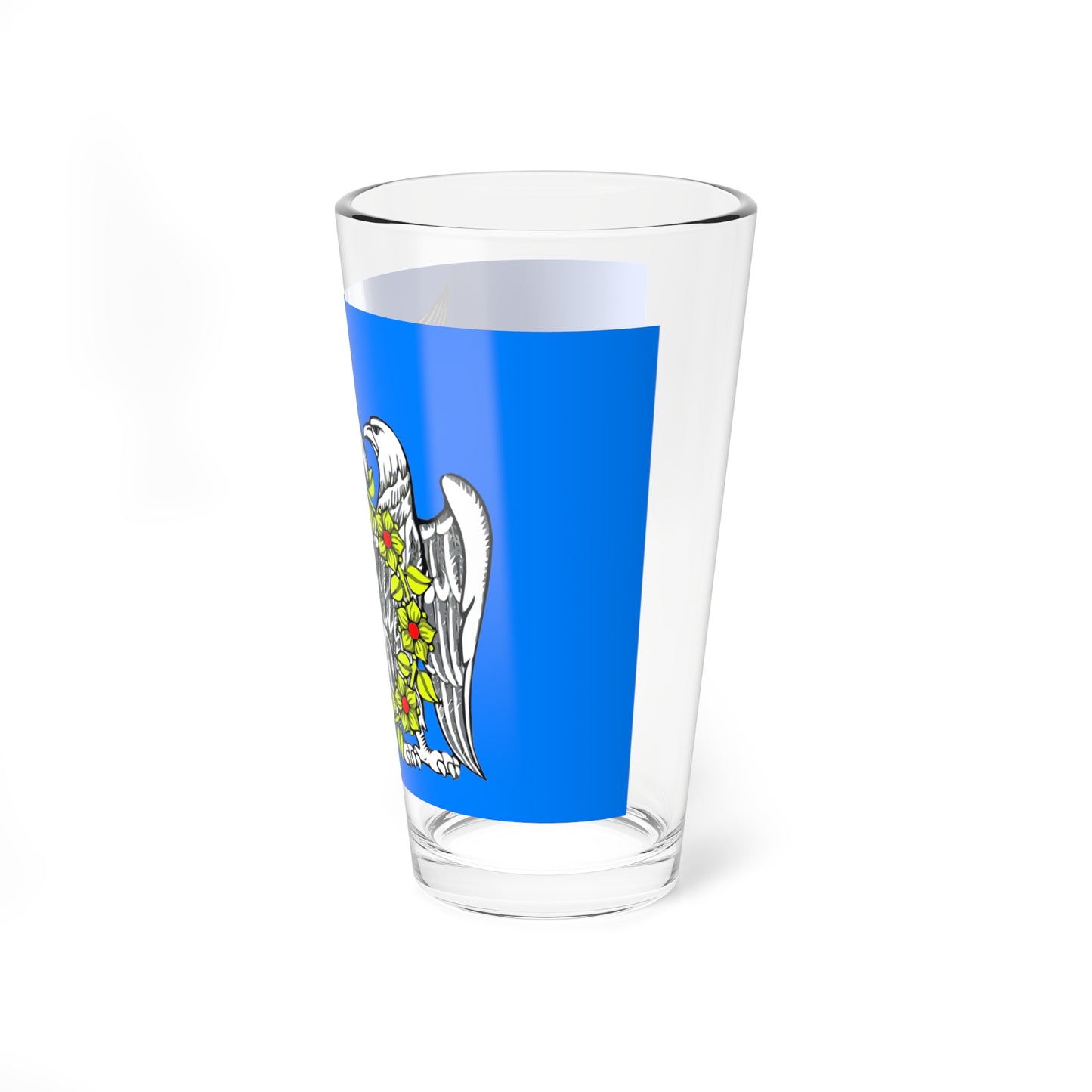 Flag Rakhya Leningrad oblast (Russia) Pint Glass 16oz