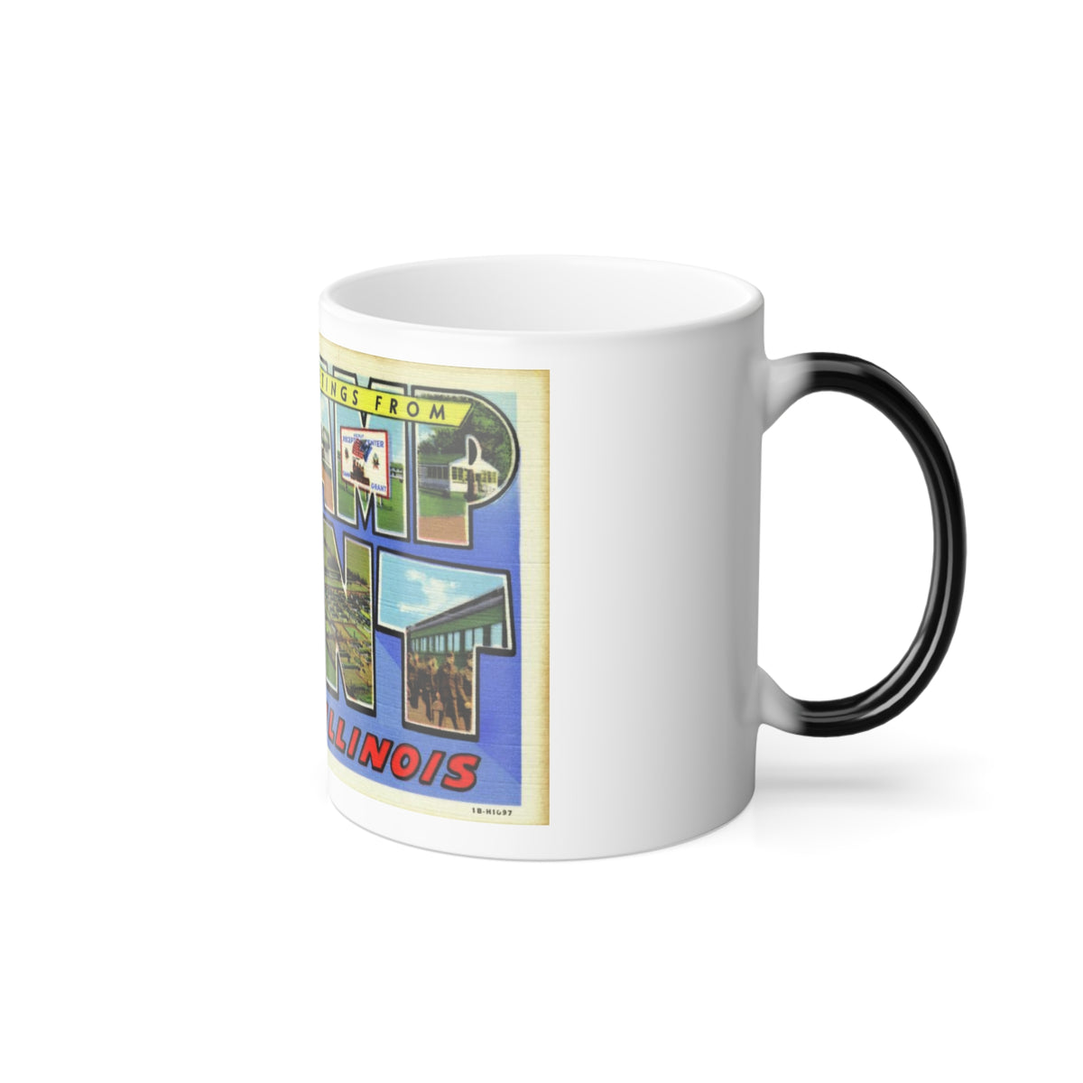 Greetings from Camp Grant Illinois (Greeting Postcards) Color Changing Mug 11oz