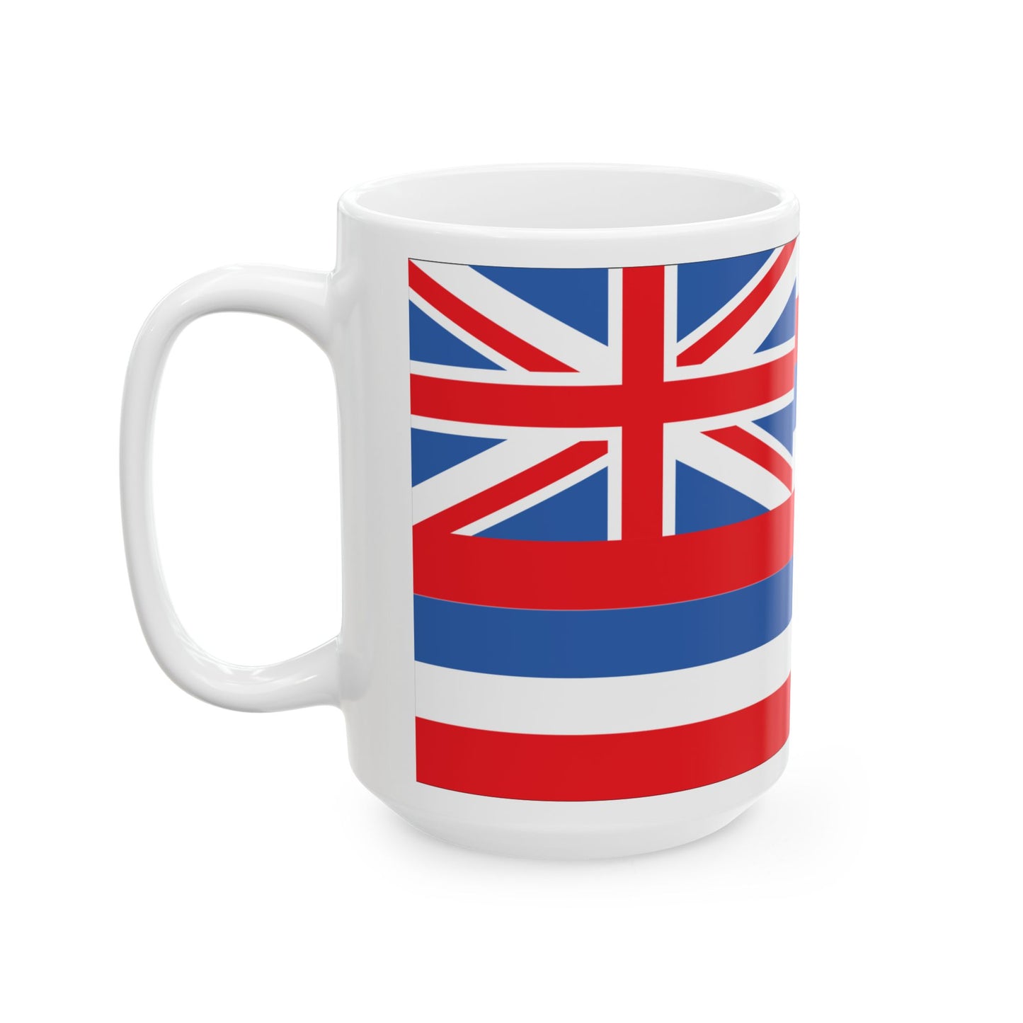 Hawaiian Flag Official (United States) White Coffee Mug