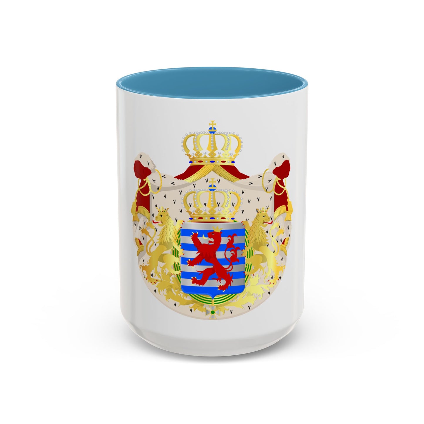Greater coat of arms of the grand-duchy of Luxembourg - Accent Coffee Mug