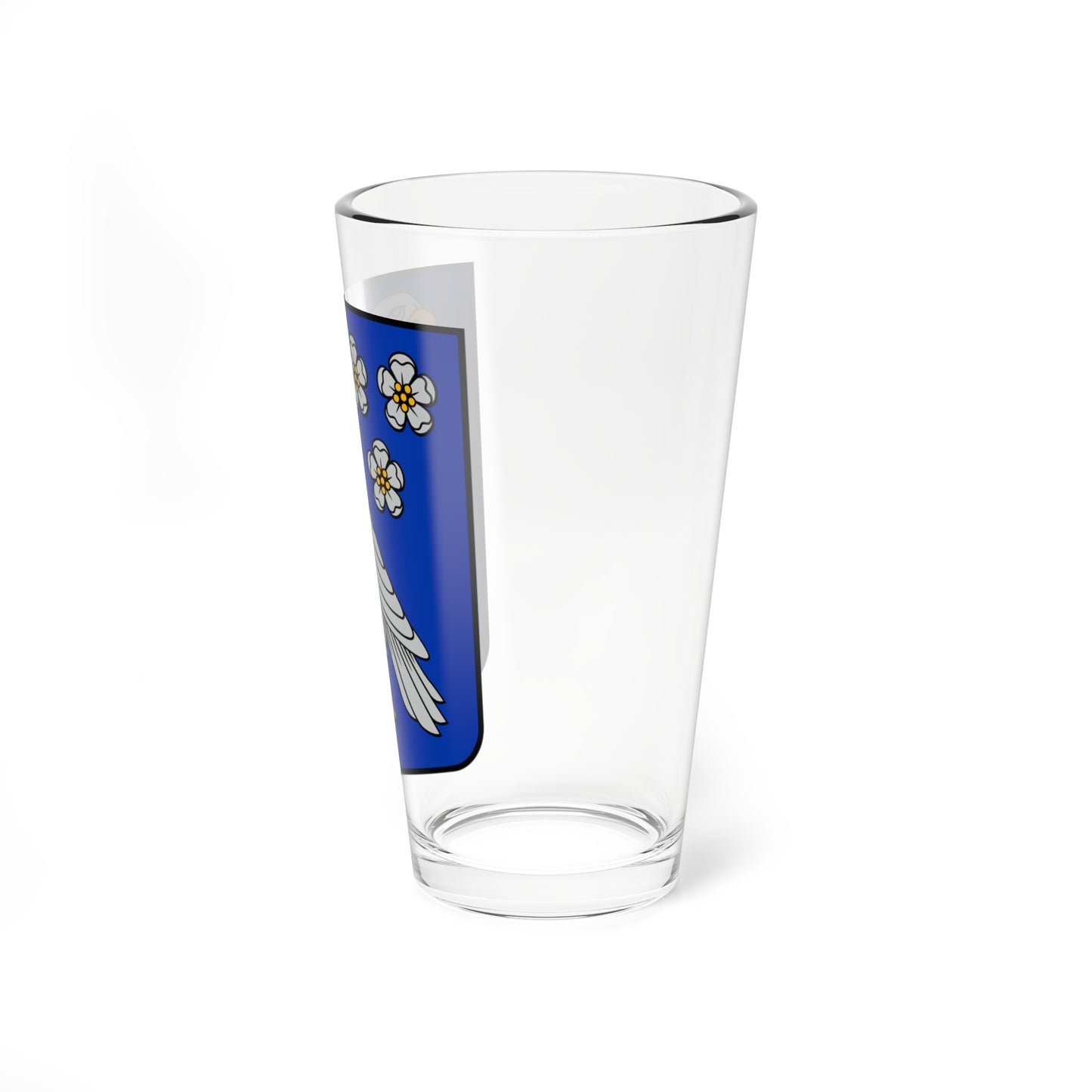 Vandzenes pagasta ģerbonis (Latvia) (Coat of Arms) Pint Glass 16oz