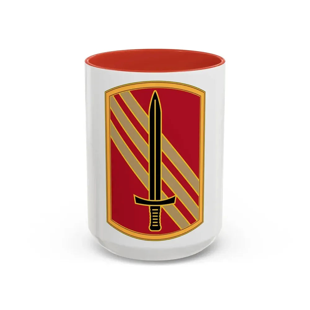 113 Sustainment Brigade 3 (U.S. Army) Accent Coffee Mug 15oz Red - Go Mug Yourself