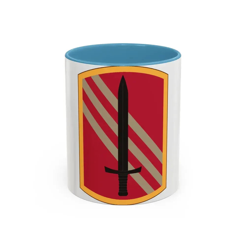 113 Sustainment Brigade (U.S. Army) Accent Coffee Mug 11oz Light Blue - Go Mug Yourself
