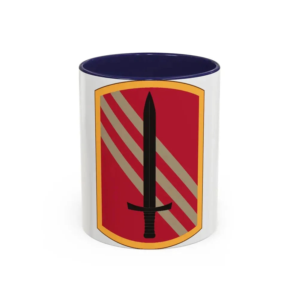113 Sustainment Brigade (U.S. Army) Accent Coffee Mug 11oz Navy - Go Mug Yourself