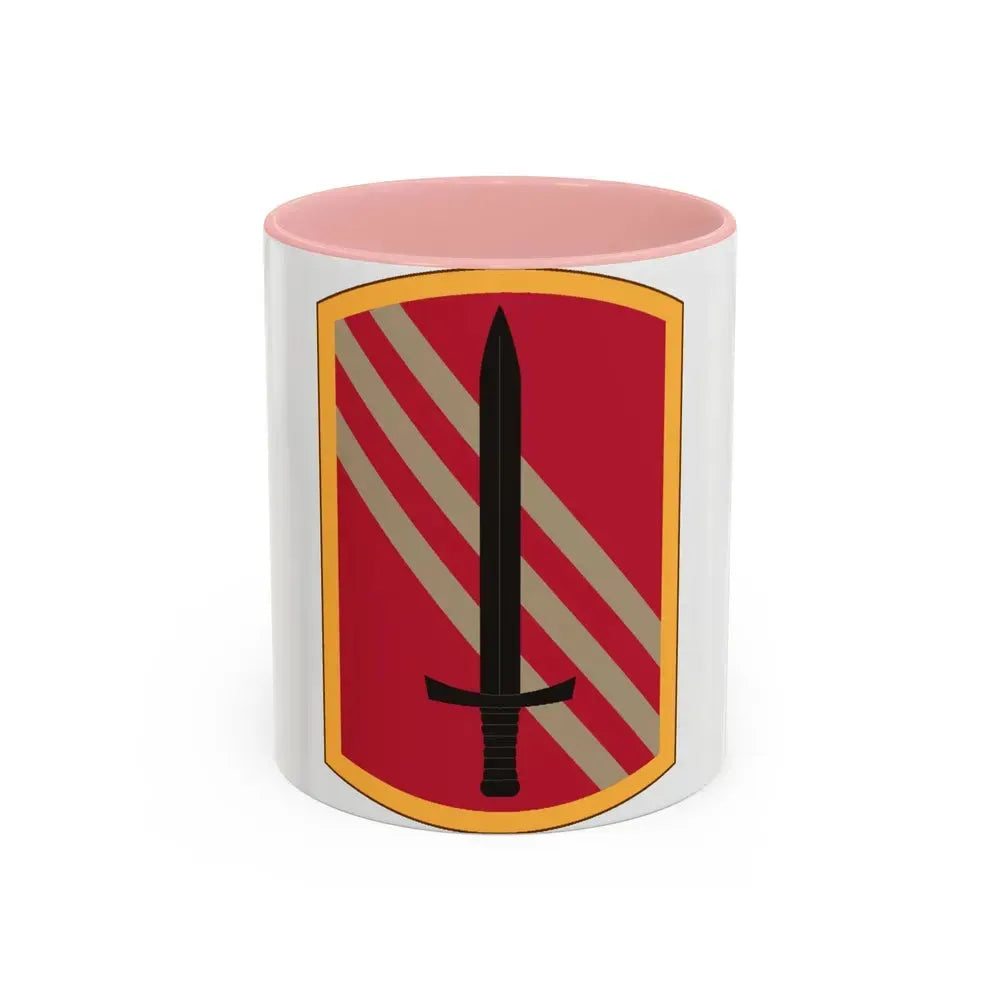 113 Sustainment Brigade (U.S. Army) Accent Coffee Mug 11oz Pink - Go Mug Yourself