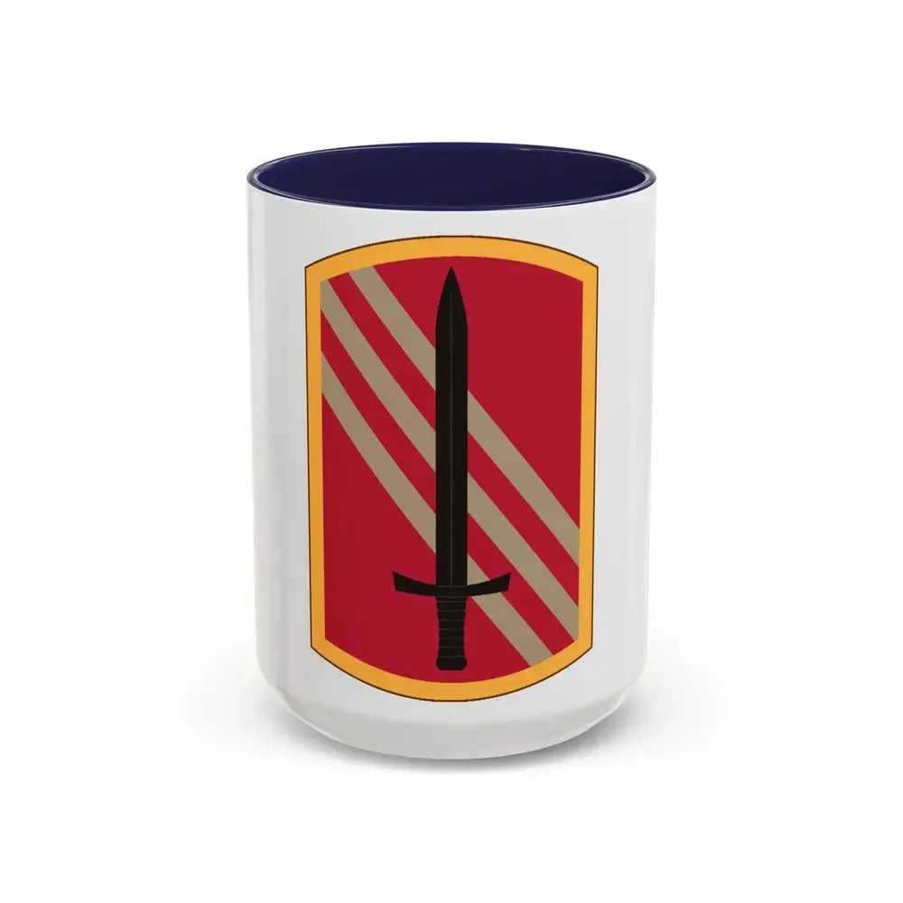 113 Sustainment Brigade (U.S. Army) Accent Coffee Mug 15oz Navy - Go Mug Yourself