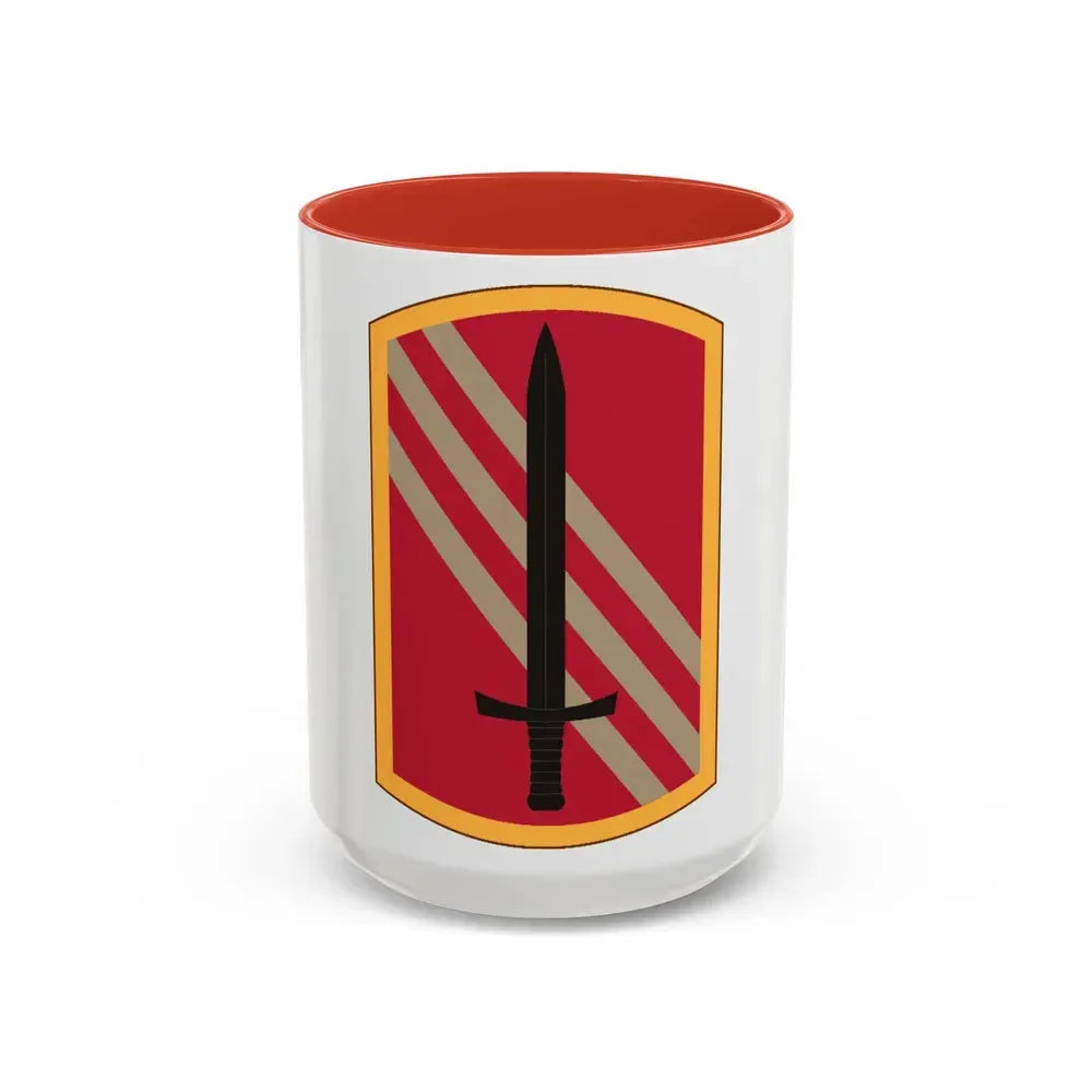 113 Sustainment Brigade (U.S. Army) Accent Coffee Mug 15oz Red - Go Mug Yourself
