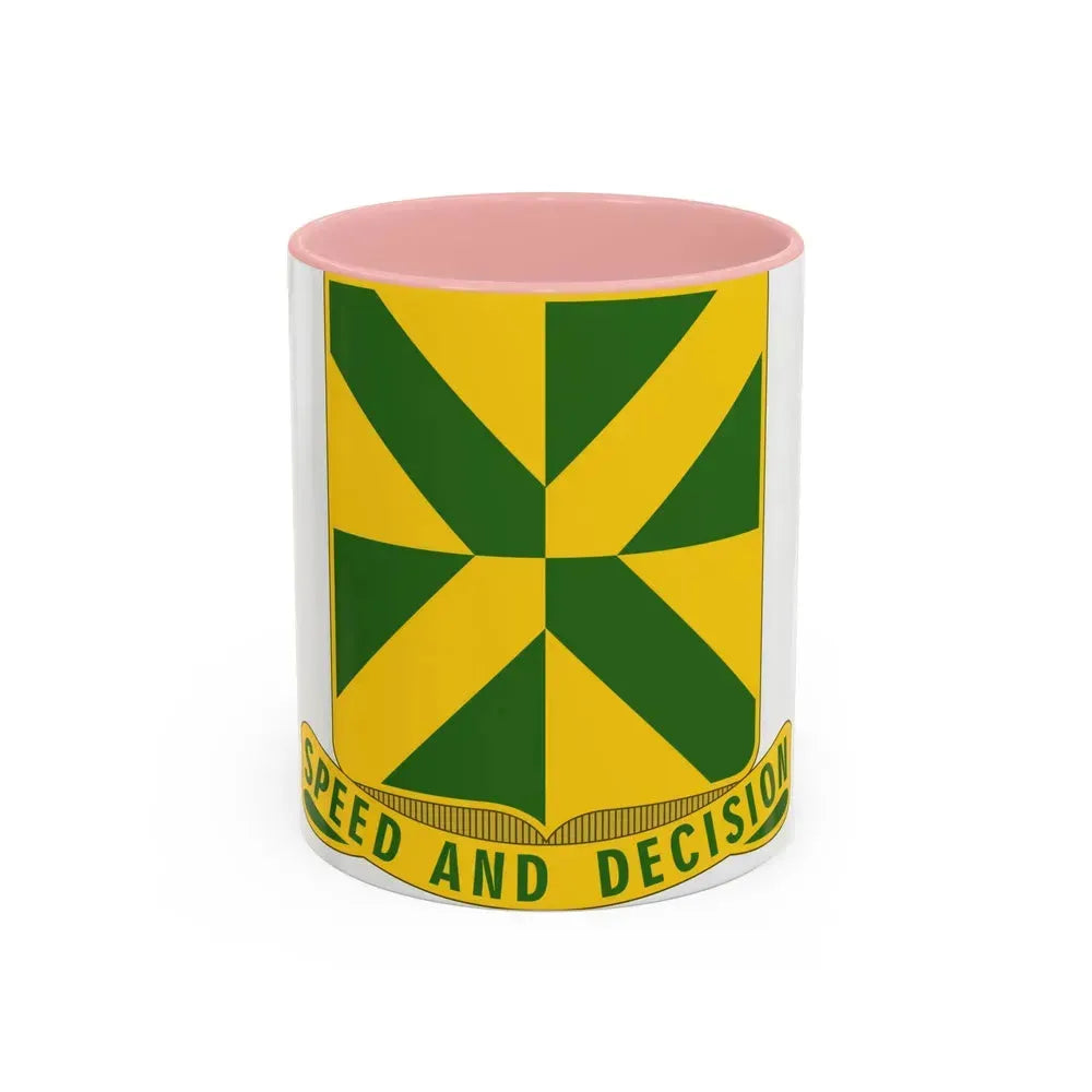 113 Tank Battalion (U.S. Army) Accent Coffee Mug 11oz Pink - Go Mug Yourself