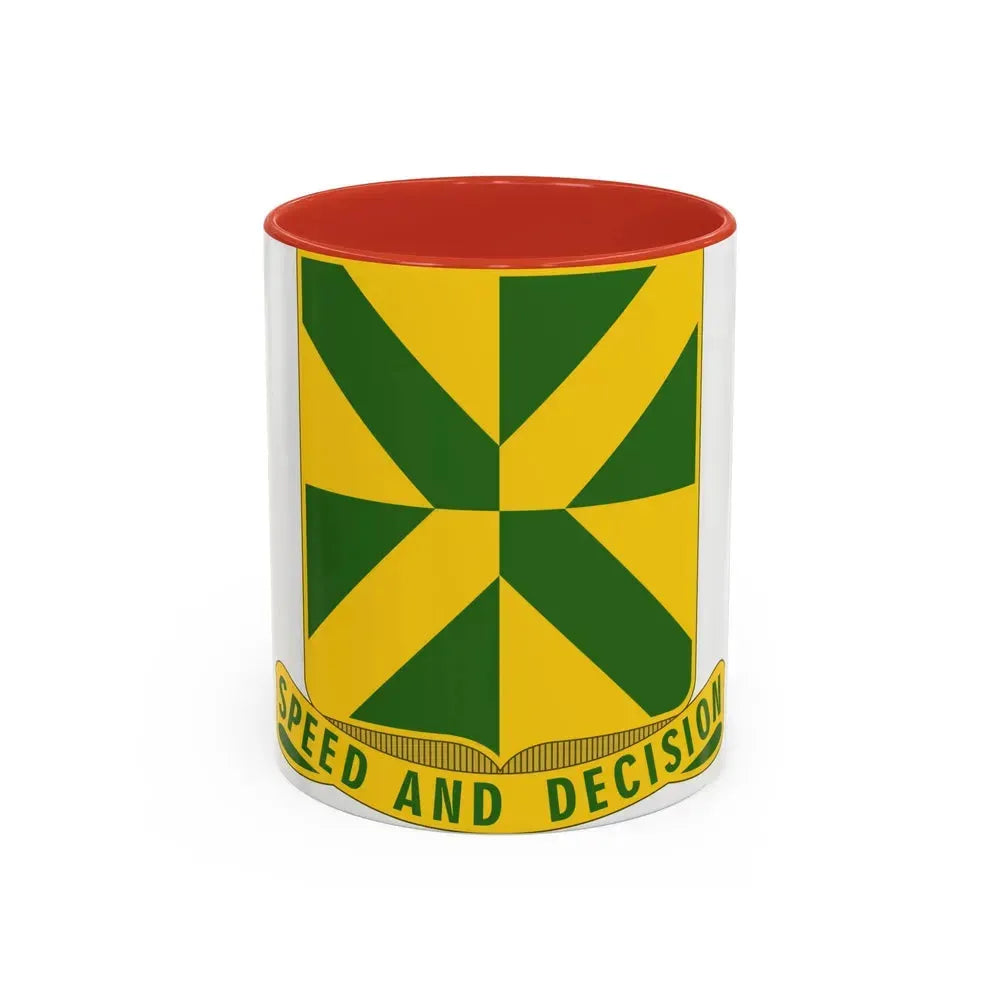 113 Tank Battalion (U.S. Army) Accent Coffee Mug 11oz Red - Go Mug Yourself