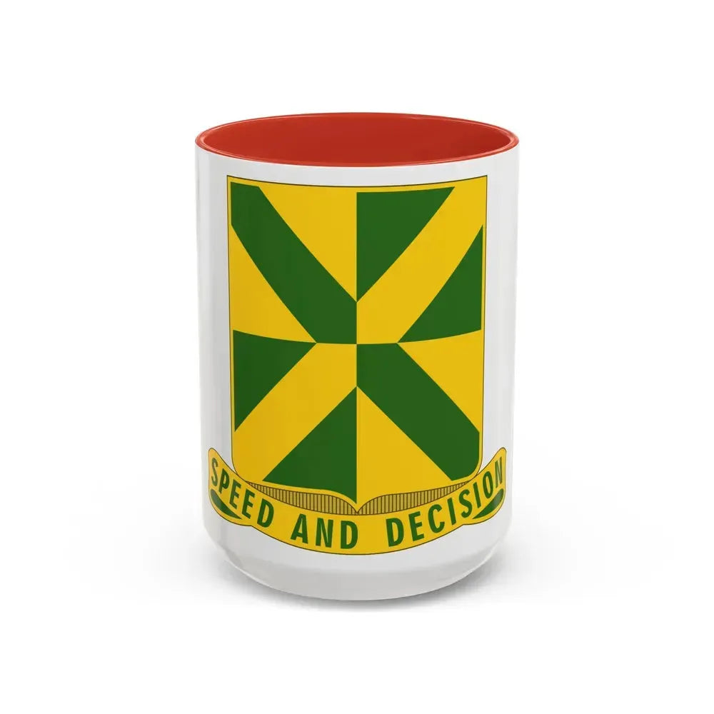 113 Tank Battalion (U.S. Army) Accent Coffee Mug 15oz Red - Go Mug Yourself