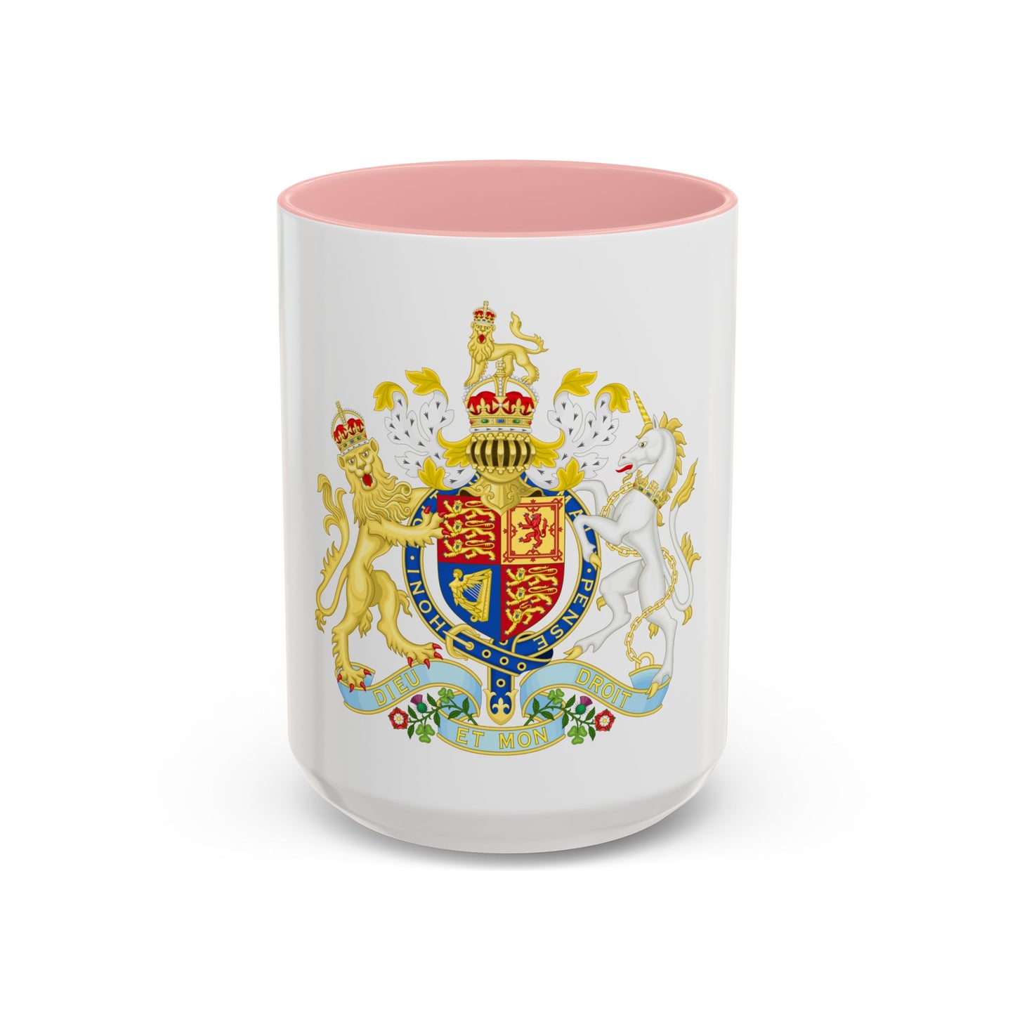 Coat of arms of the United Kingdom (1901-1952) - Accent Coffee Mug