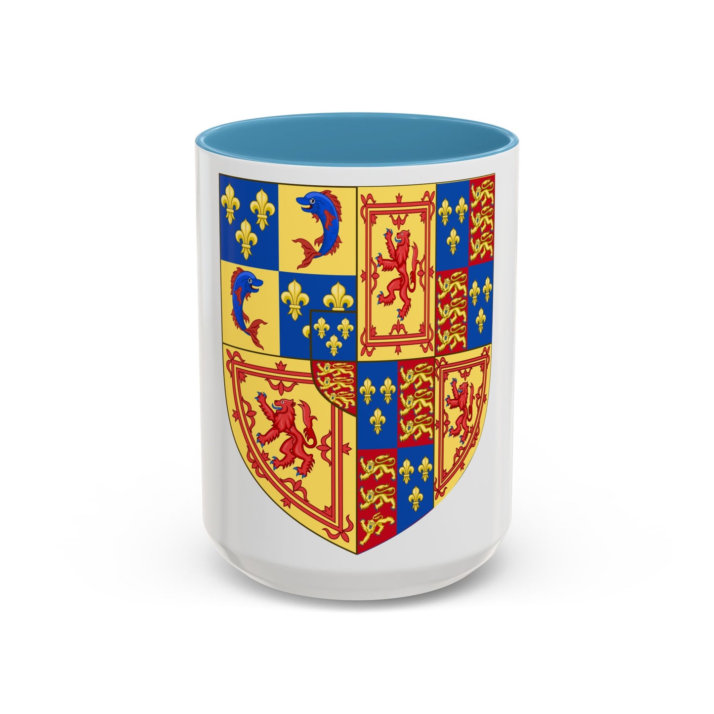 Royal Arms of the Kingdom of Scotland (1559) - Accent Coffee Mug