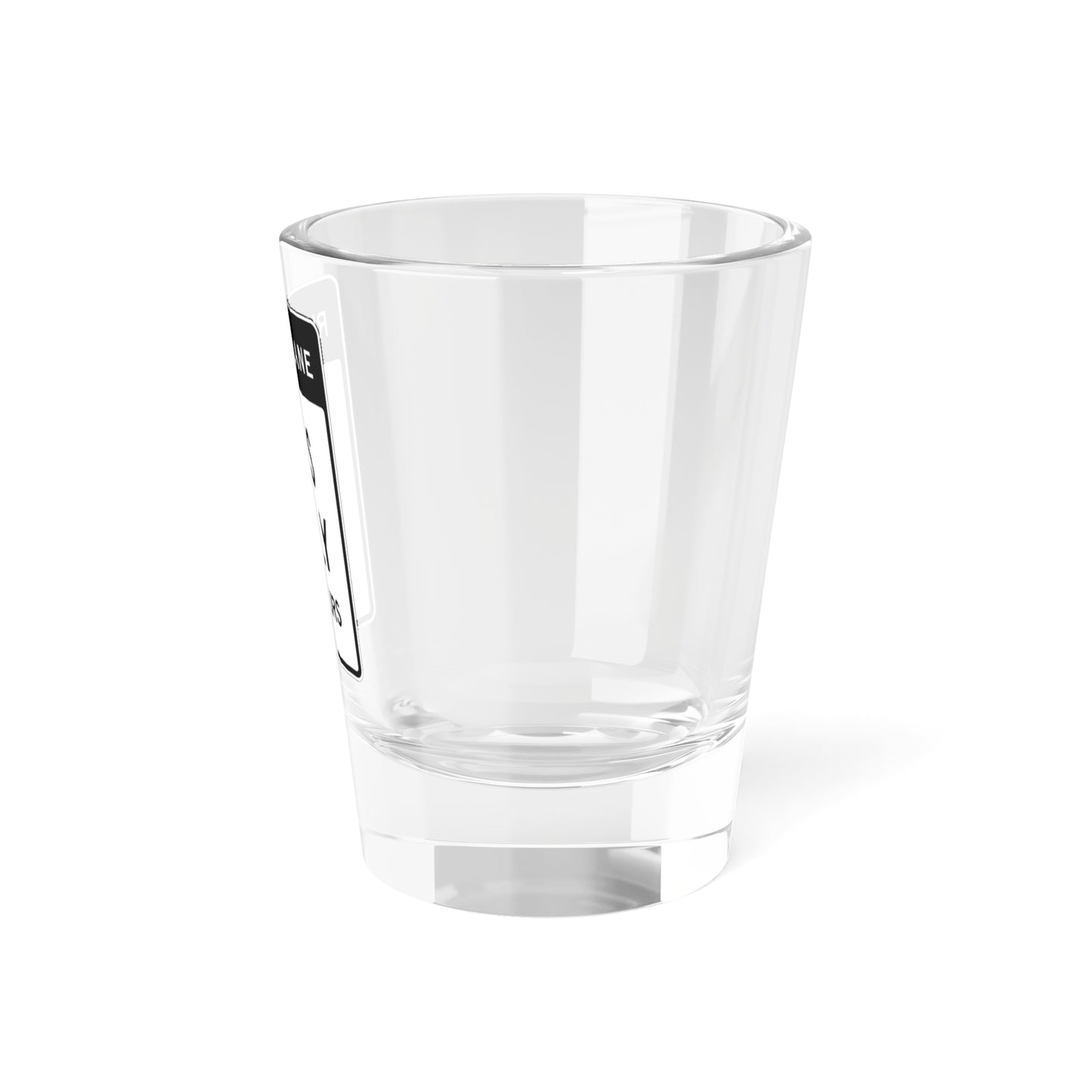 MUTCD-CA SR60-5 (California) (Road Sign) Shot Glass 1.5oz