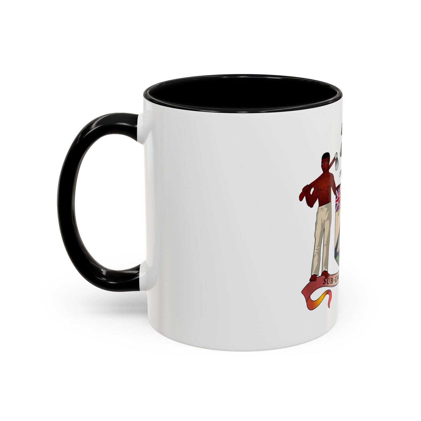 Coat of arms of British Honduras (1907-1967) - Accent Coffee Mug