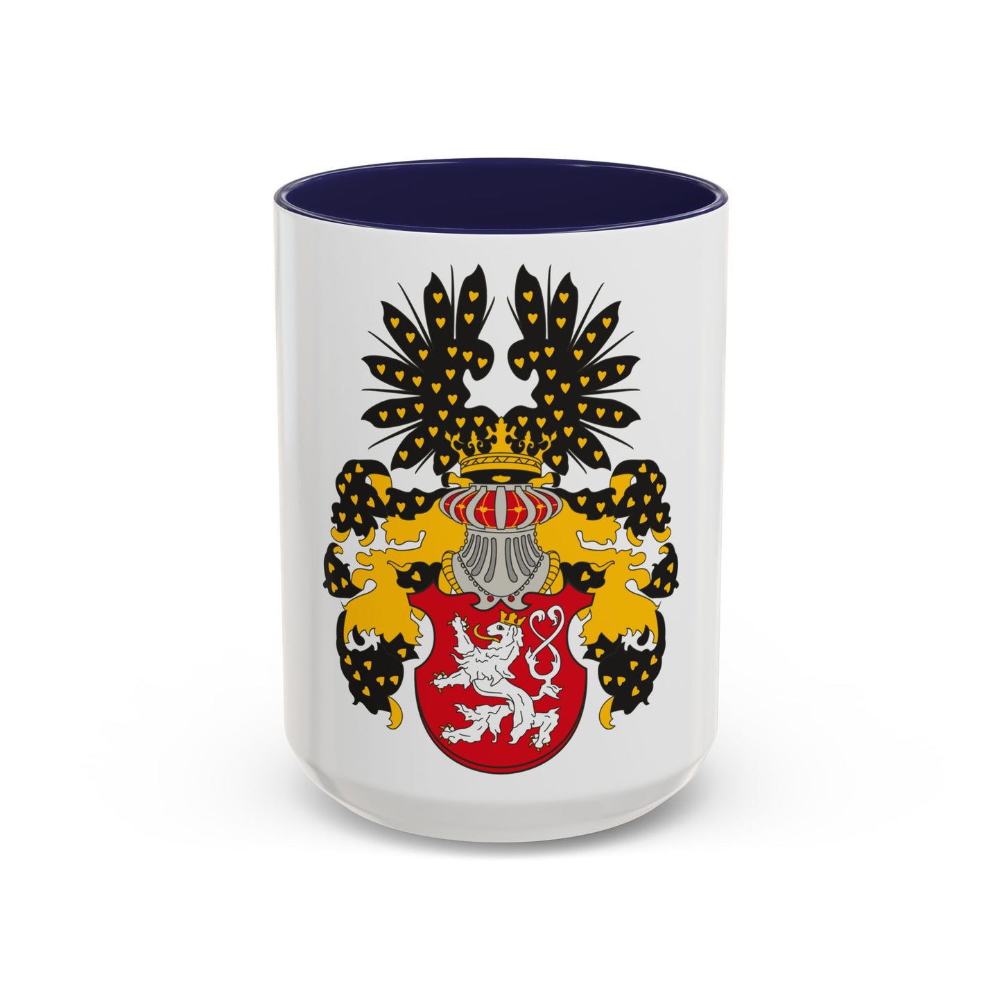 Coat of arms of the Kingdom of Bohemia - Accent Coffee Mug