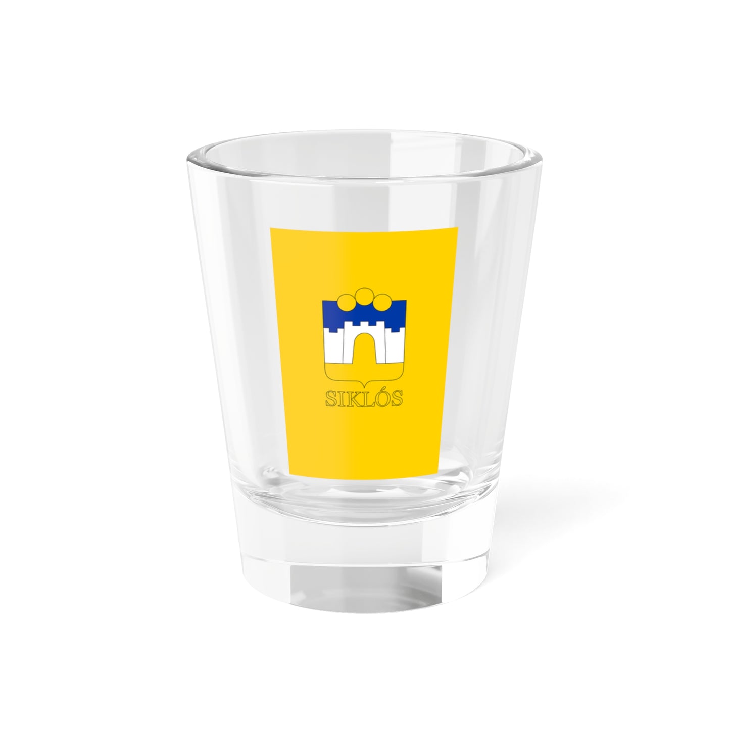 Flag of Siklos vertical (Hungary) Shot Glass 1.5oz
