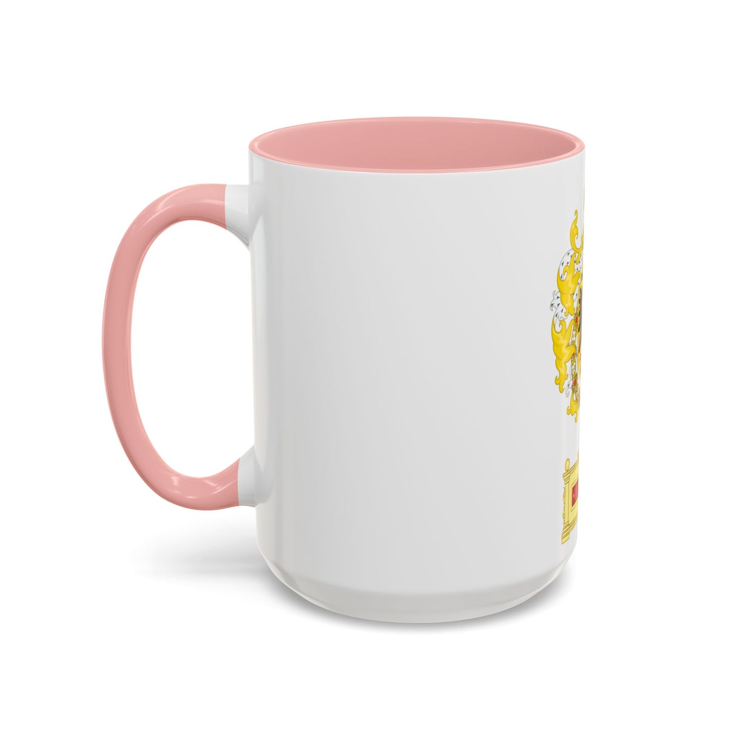 Ornamented Coat of Arms of Maximilian I, Holy Roman Emperor - Accent Coffee Mug