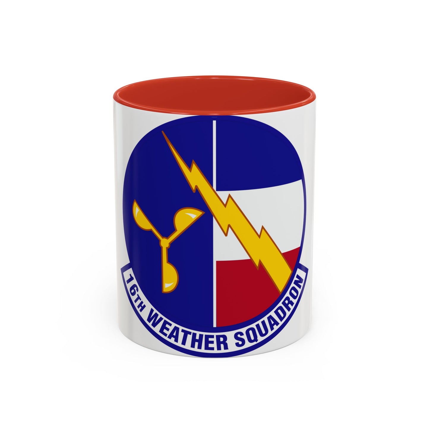 16 Weather Squadron AFWA (U.S. Air Force) Accent Coffee Mug