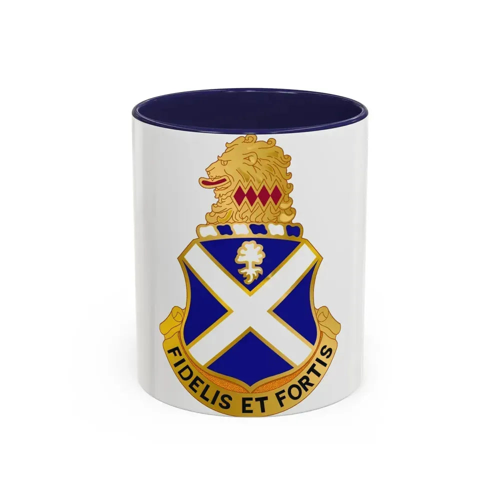 113th Infantry Regiment (U.S. Army) Accent Coffee Mug 11oz Navy - Go Mug Yourself