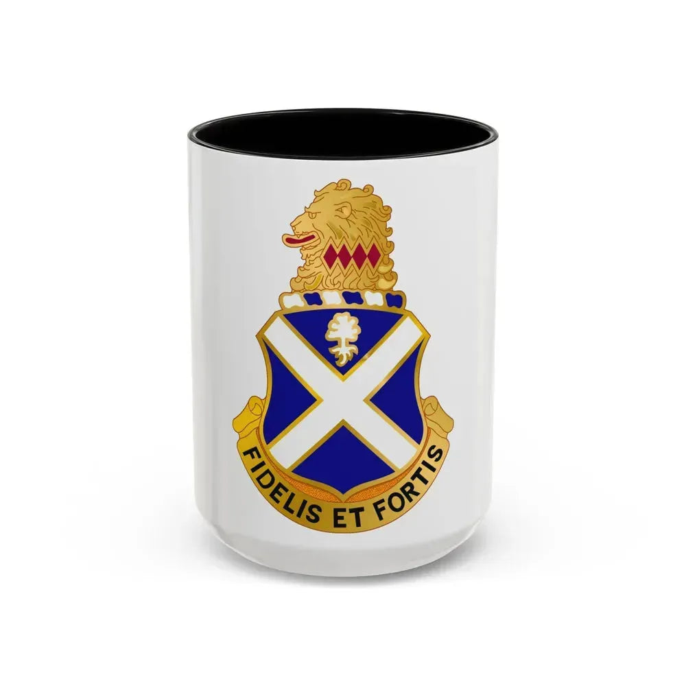 113th Infantry Regiment (U.S. Army) Accent Coffee Mug 15oz Black - Go Mug Yourself