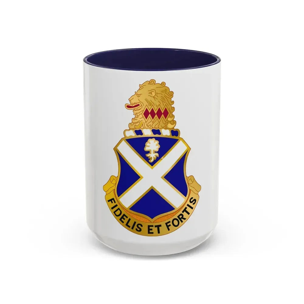 113th Infantry Regiment (U.S. Army) Accent Coffee Mug 15oz Navy - Go Mug Yourself