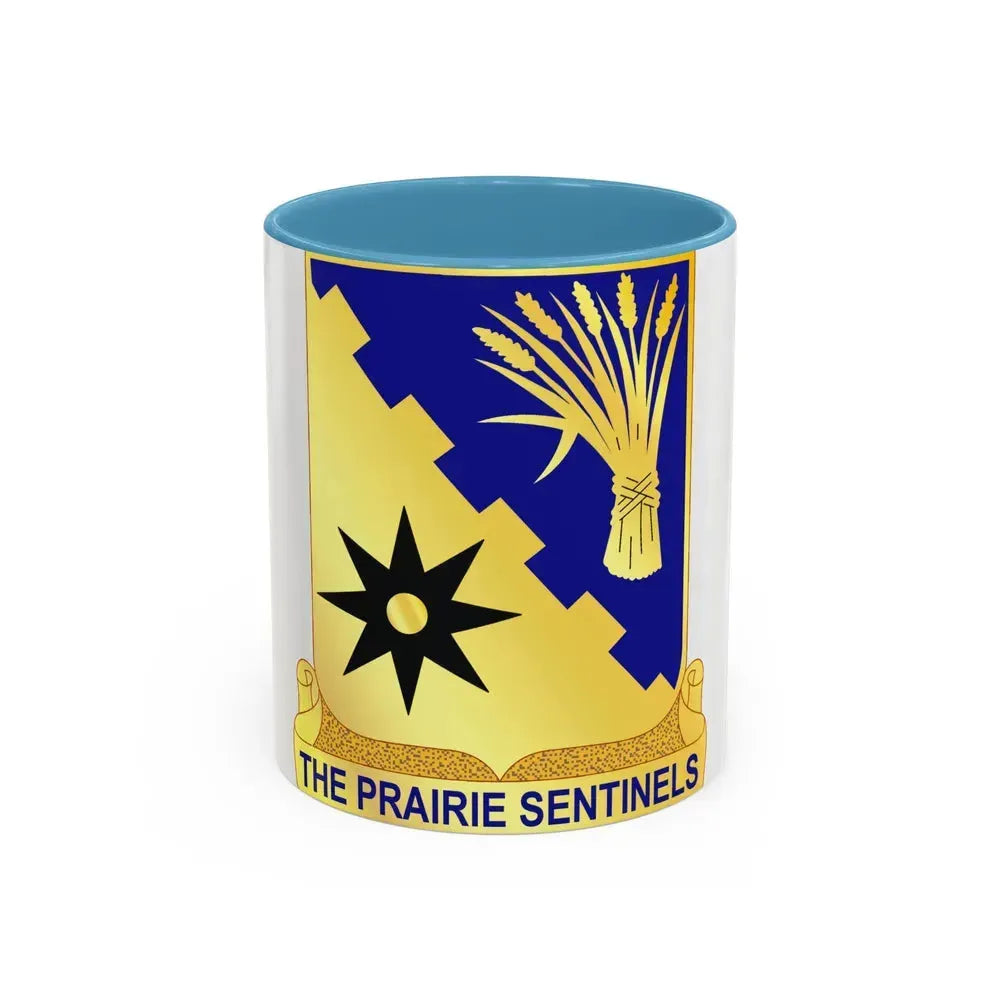 114 Cavalry Regiment (U.S. Army) Accent Coffee Mug 11oz Light Blue - Go Mug Yourself