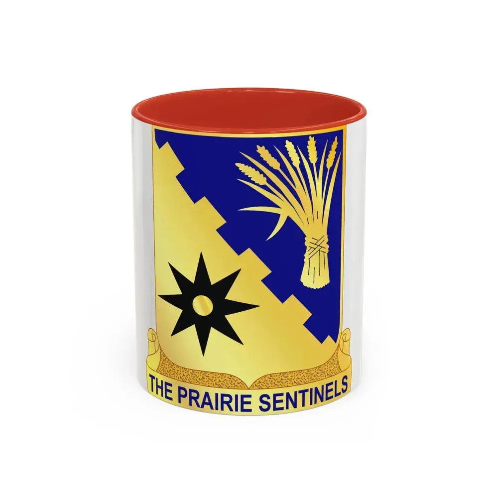 114 Cavalry Regiment (U.S. Army) Accent Coffee Mug 11oz Red - Go Mug Yourself