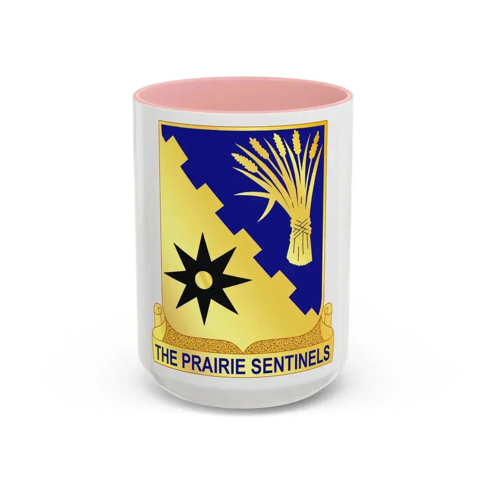 114 Cavalry Regiment (U.S. Army) Accent Coffee Mug 15oz Pink - Go Mug Yourself