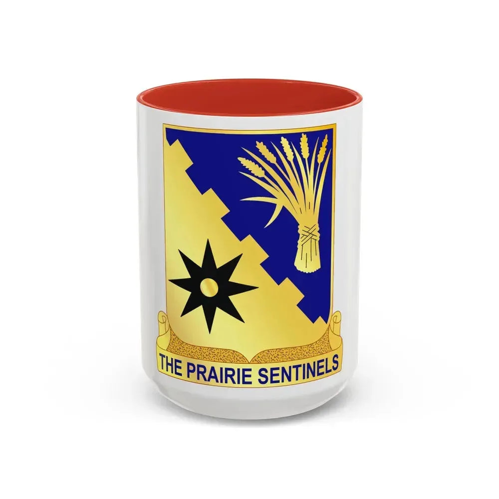 114 Cavalry Regiment (U.S. Army) Accent Coffee Mug 15oz Red - Go Mug Yourself
