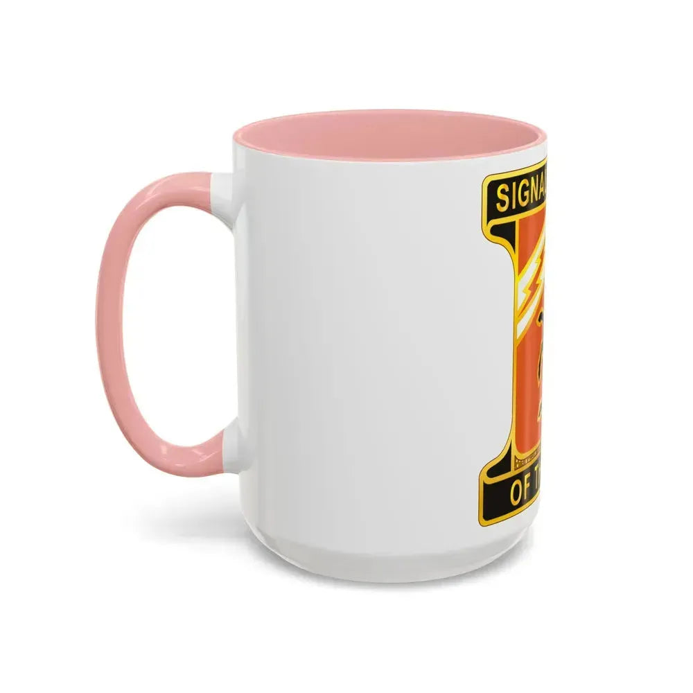 114 Signal Battalion (U.S. Army) Accent Coffee Mug - Go Mug Yourself