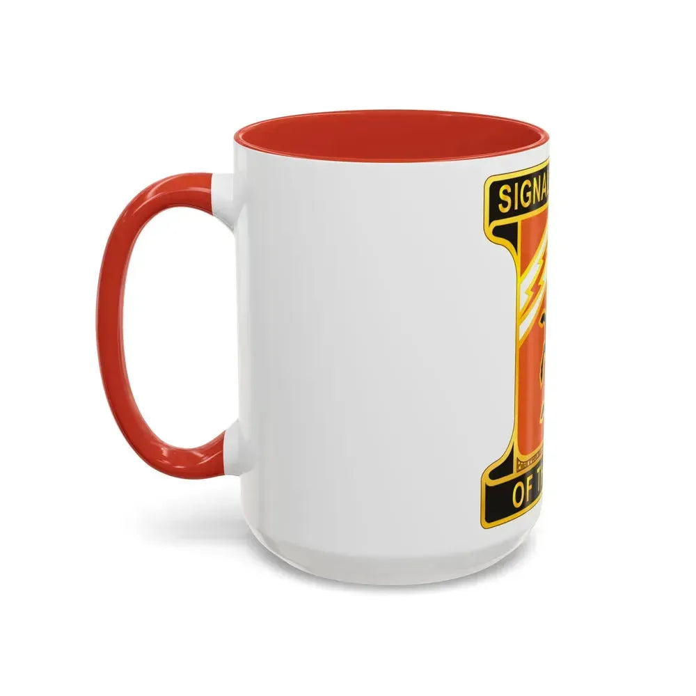 114 Signal Battalion (U.S. Army) Accent Coffee Mug - Go Mug Yourself