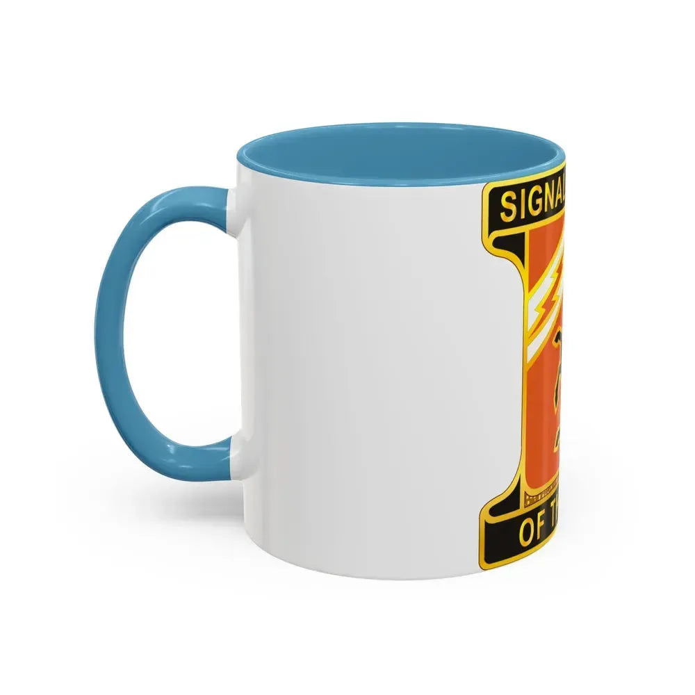 114 Signal Battalion (U.S. Army) Accent Coffee Mug - Go Mug Yourself
