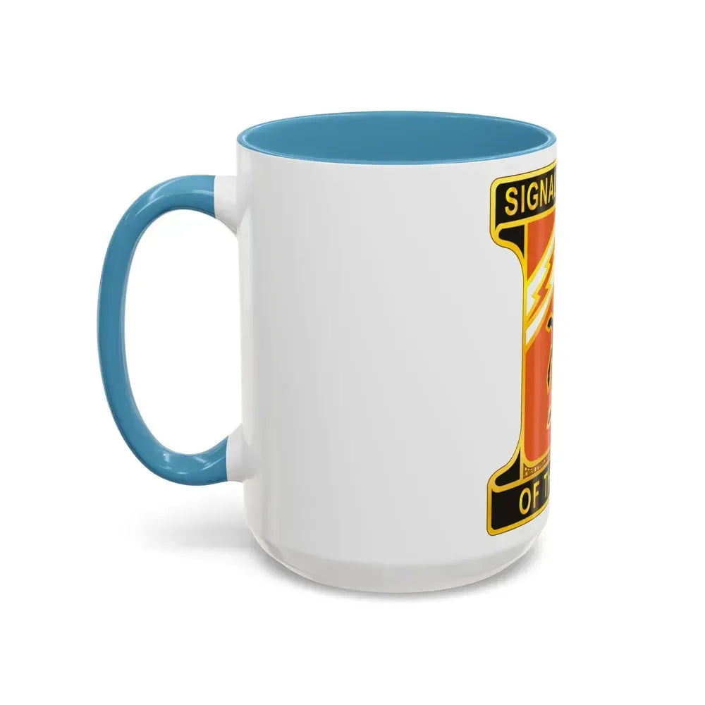 114 Signal Battalion (U.S. Army) Accent Coffee Mug - Go Mug Yourself