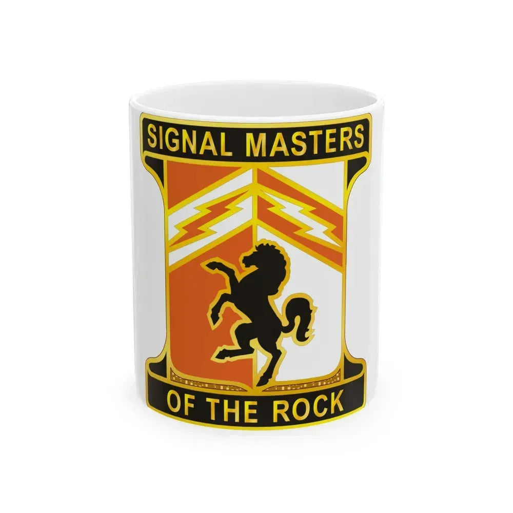 114 Signal Battalion (U.S. Army) White Coffee Mug 11oz - Go Mug Yourself