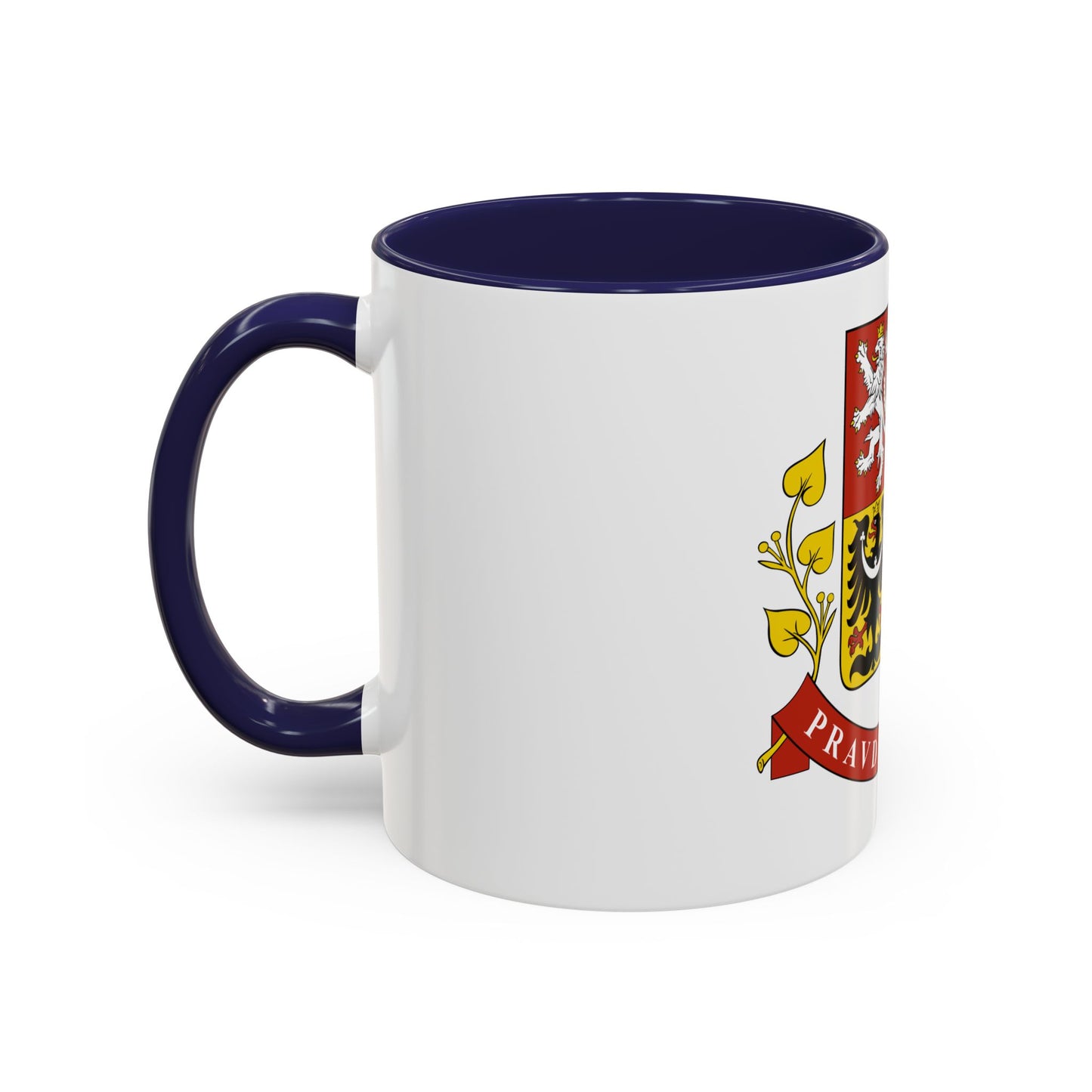 Greater coat of arms of the Czech Republic (Presidential version) - Accent Coffee Mug