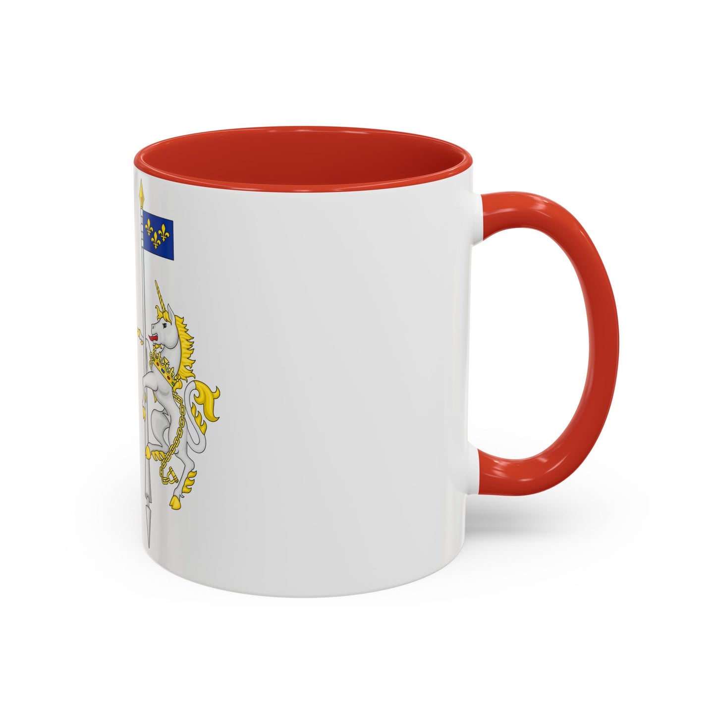 Supporters from the coat of arms of Canada - Accent Coffee Mug