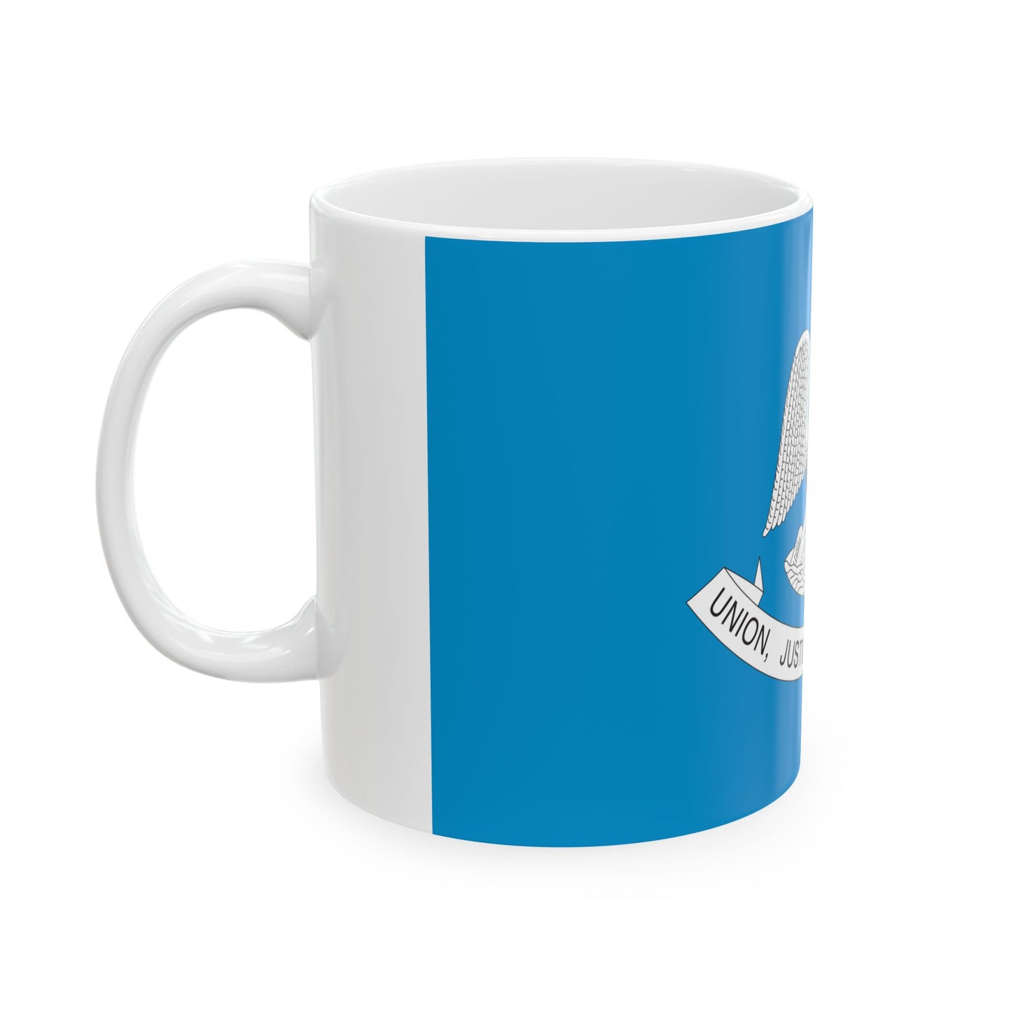 Louisiana Pelican Flag 1912 (United States) White Coffee Mug